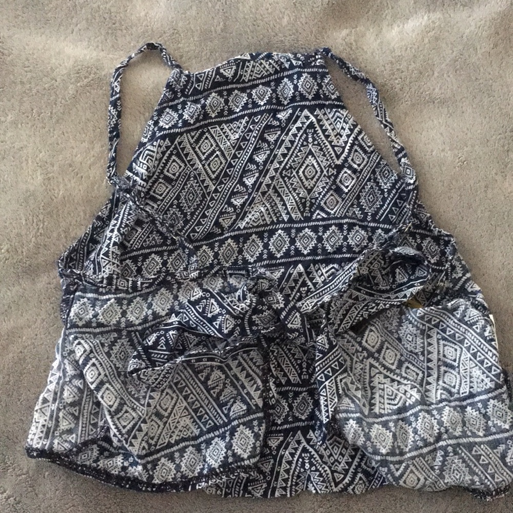 Tribal tie back top